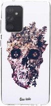 Casetastic Samsung Galaxy A52 (2021) 5G / Galaxy A52 (2021) 4G Hoesje - Softcover Hoesje met Design - Metamorphosis Skull Print