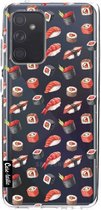 Casetastic Samsung Galaxy A52 (2021) 5G / Galaxy A52 (2021) 4G Hoesje - Softcover Hoesje met Design - All The Sushi Print