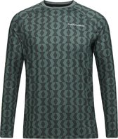 Peak Performance  - Spirit printed Crew Men - Thermoshirt Winter - M - Groen