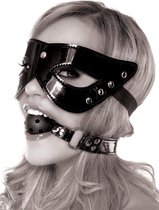 Masquerade Mask & Ball Gag - Blac - Kits - black - Discreet verpakt en bezorgd