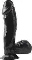 6.5" Dong With Suction Cup - Black - Realistic Dildos - black - Discreet verpakt en bezorgd