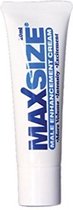 MaxSize Cream - 10ml Tube - Erection Formulas - Discreet verpakt en bezorgd