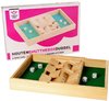 Afbeelding van het spelletje Dobbelspel Shut The Box 2 Spelers +  4 Dobbelstenen
