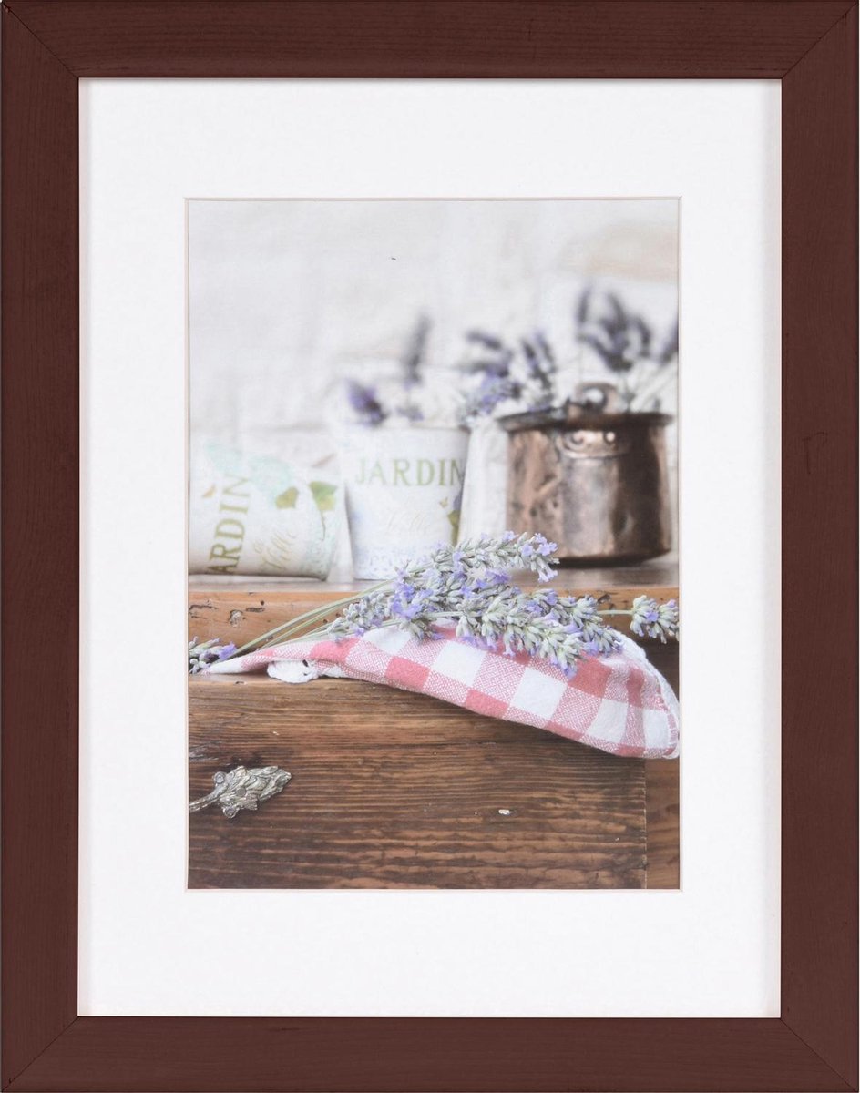 Henzo Fotolijst - Henzo - Jardin - Fotomaat 18x24 cm - Donkerbruin