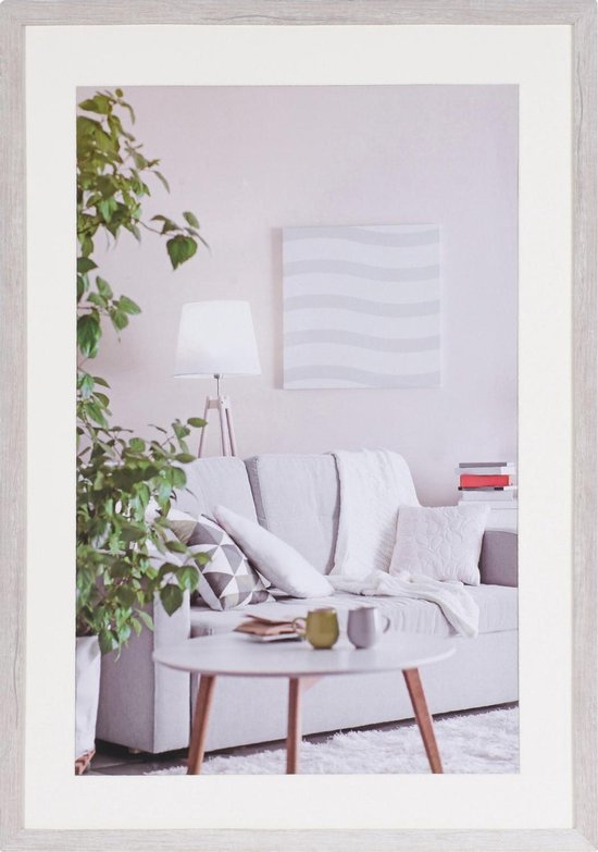 Cadre photo - Henzo - Moderne - Format photo 50x70 - Blanc