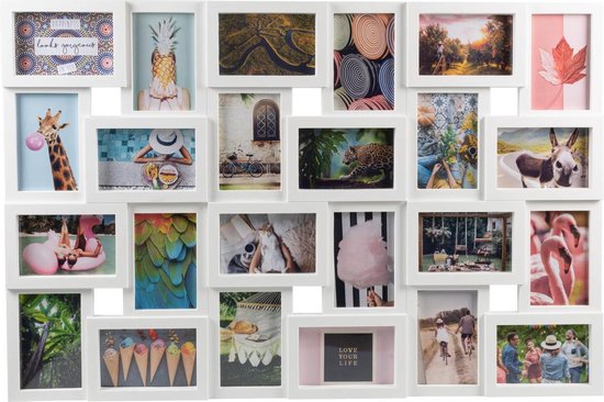 residu binnenplaats moeilijk Fotolijst - Henzo - Magnolia Gallery - Collagelijst voor 24 foto's -  Fotomaat 10x15 cm... | bol.com
