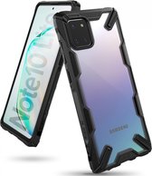 Ringke Fusion X Backcover Samsung Galaxy Note 10 Lite hoesje - Zwart