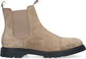 Sacha - Heren - Taupe suède chelsea boots - Maat 45