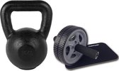 Tunturi - Fitness Set - Trainingswiel - Kettlebell 16 kg