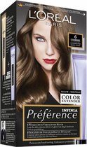 3x L'Oréal Preference Haarkleuring 06 Ombrie - Donkerblond