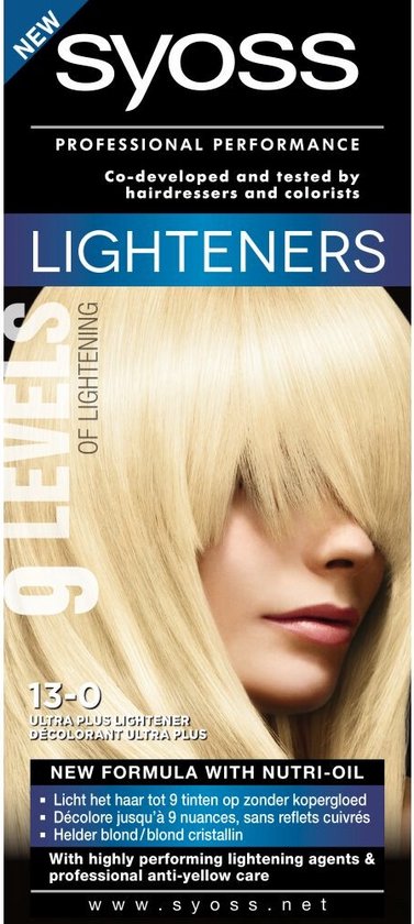 3x Syoss 13-0 Blond UltraLight Haarverf | bol.com