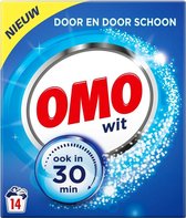 Omo Waspoeder Wit Wasmiddel - 6 x 14 wasbeurten - Voordeelverpakking