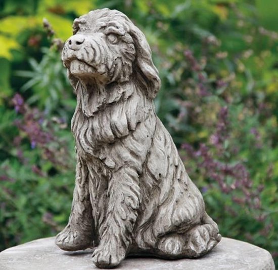 Tuinbeeld Bearded Collie (Disney) Hond | Stenen | Dieren Beelden | Stenen... | bol.com