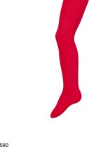 Kindermaillot Uni Katoen Rood 98-104