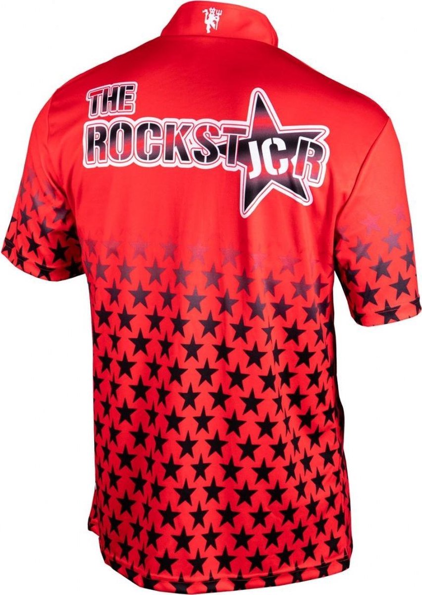 Unicorn Dartshirt Joe Cullen Heren Rood/zwart Maat 3xl