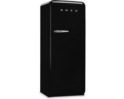 Smeg FAB28RBL5 - Kastmodel koelkast - scharnier rechts - Zwart