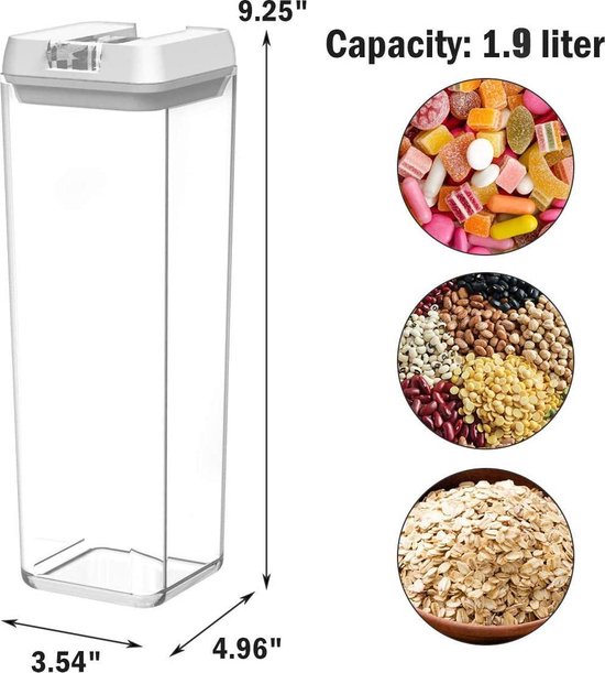 HENDI Gastronorm container, temperatuurbestendig van -40° tot 250°C, geschikt voor ovens, bain marie en vriezers, chafing dishes, versterkte hoeken, 2,4L, GN 1/6, 176x162x(H)150mm, roestvast staal