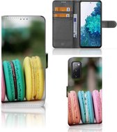GSM Hoesje Geschikt voor Samsung Galaxy S20FE Flipcover Maken Macarons