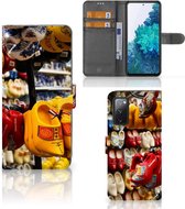 Magnet Case Geschikt voor Samsung Galaxy S20FE Telefoonhoesje Klompen