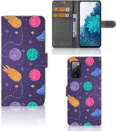 Smartphone Hoesje Geschikt voor Samsung Galaxy S20FE Flip Case Portemonnee Space