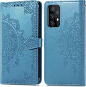 iMoshion Mandala Booktype Samsung Galaxy A72 hoesje - Turquoise