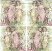 Sagen vintage design, Decoupage Fairies papieren servetten