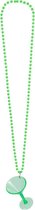 Boland Ketting Cocktailglaasje 57 Cm Groen