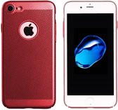 Backcover Holes - Telefoonhoesje - Hoesje voor voor Apple iPhone 8 Plus Rood