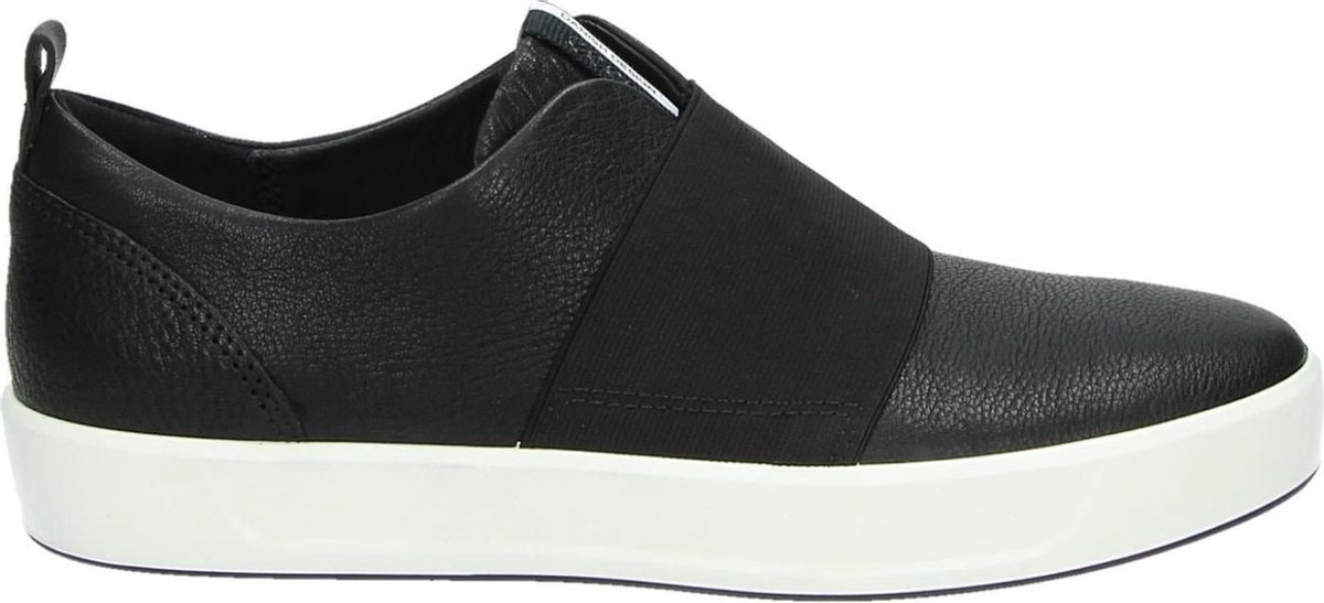 ECCO Soft 8 dames sneaker Zwart - Schoenen.nl