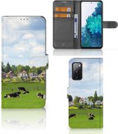 Wallet Book Case Samsung Galaxy S20FE Smartphone Hoesje Hollandse Koeien
