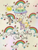 Animals Coloring Cute Book