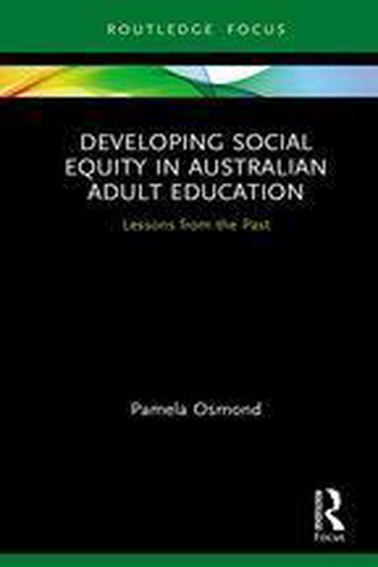 Developing Social Equity in Australian Adult Education - cover