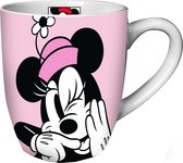 Disney Mok Minnie Mouse Junior 300 Ml Keramiek Roze/wit