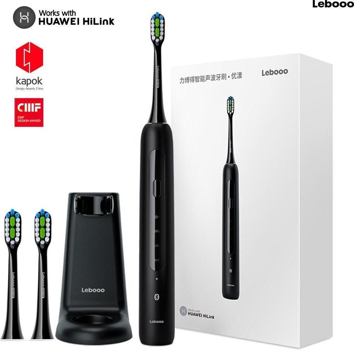 Huawei Lebooo Smart Sonic-Elektrische Tandenborstel-Zwart | bol.com