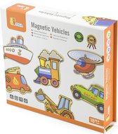 Viga Toys - Educatief Spel - Magnetische Voertuigen - 20 stuks