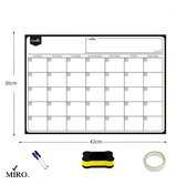 MIRO Weekplanner Dagplanner Planbord Gezinsplanner To Do Planner Planbord