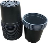 Pot d'élevage noir - Ø15cm, hauteur 13cm, 1,5 litres (25 pièces)