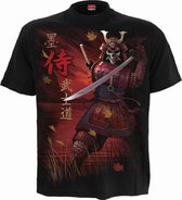 Spiral Heren Tshirt -M- SAMURAI Zwart