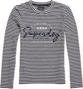 Superdry Stripe Graphic NYC Dames T-shirt - Maat M