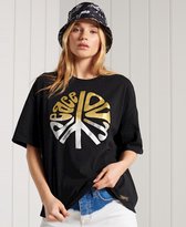 Superdry Dames tshirt Wijdvallend Military Narrative T-shirt