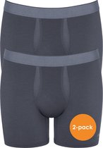 Sloggi Men Ever Fresh Short - heren boxers (2-pack) - grijs -  Maat: S