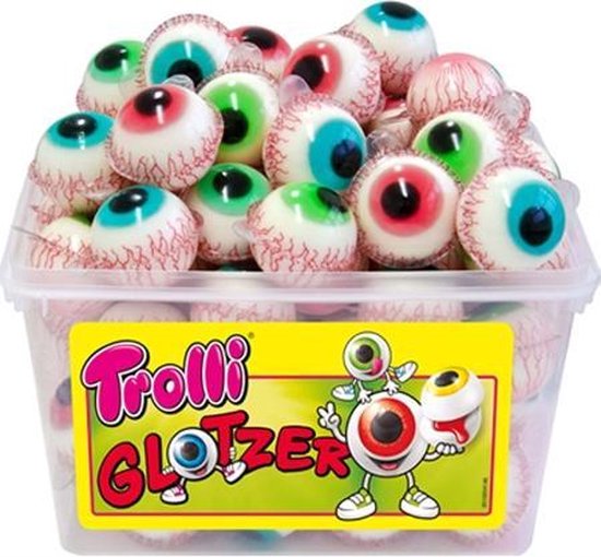 Foto: Trolli glotzer oogballen 60 stuks