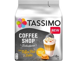 Tassimo - Toffee Nut Latte - 8 T-Discs