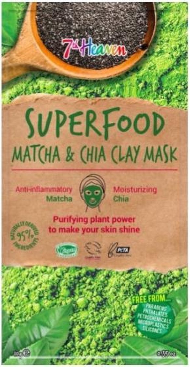 Montagne Jeunesse Superfood Matcha & Chia Clay Mask 10g