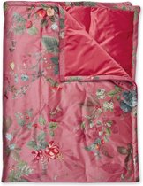 Pip Studio Fall in Leaf - Bedsprei - Eenpersoons - 180x260 cm - Pink