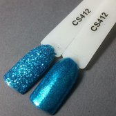 Nagel glitter - Korneliya Crystal Sugar 412 Aqua Blue