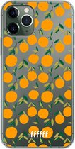 6F hoesje - geschikt voor iPhone 11 Pro -  Transparant TPU Case - Oranges #ffffff