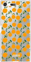 Sony Xperia XZ Premium Hoesje Transparant TPU Case - Oranges #ffffff