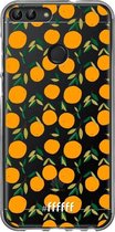 6F hoesje - geschikt voor Huawei P Smart (2018) -  Transparant TPU Case - Oranges #ffffff