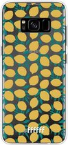 6F hoesje - geschikt voor Samsung Galaxy S8 -  Transparant TPU Case - Lemons #ffffff